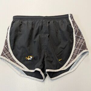 Nike Team Missouri Tigers Size Small Black Running Shorts